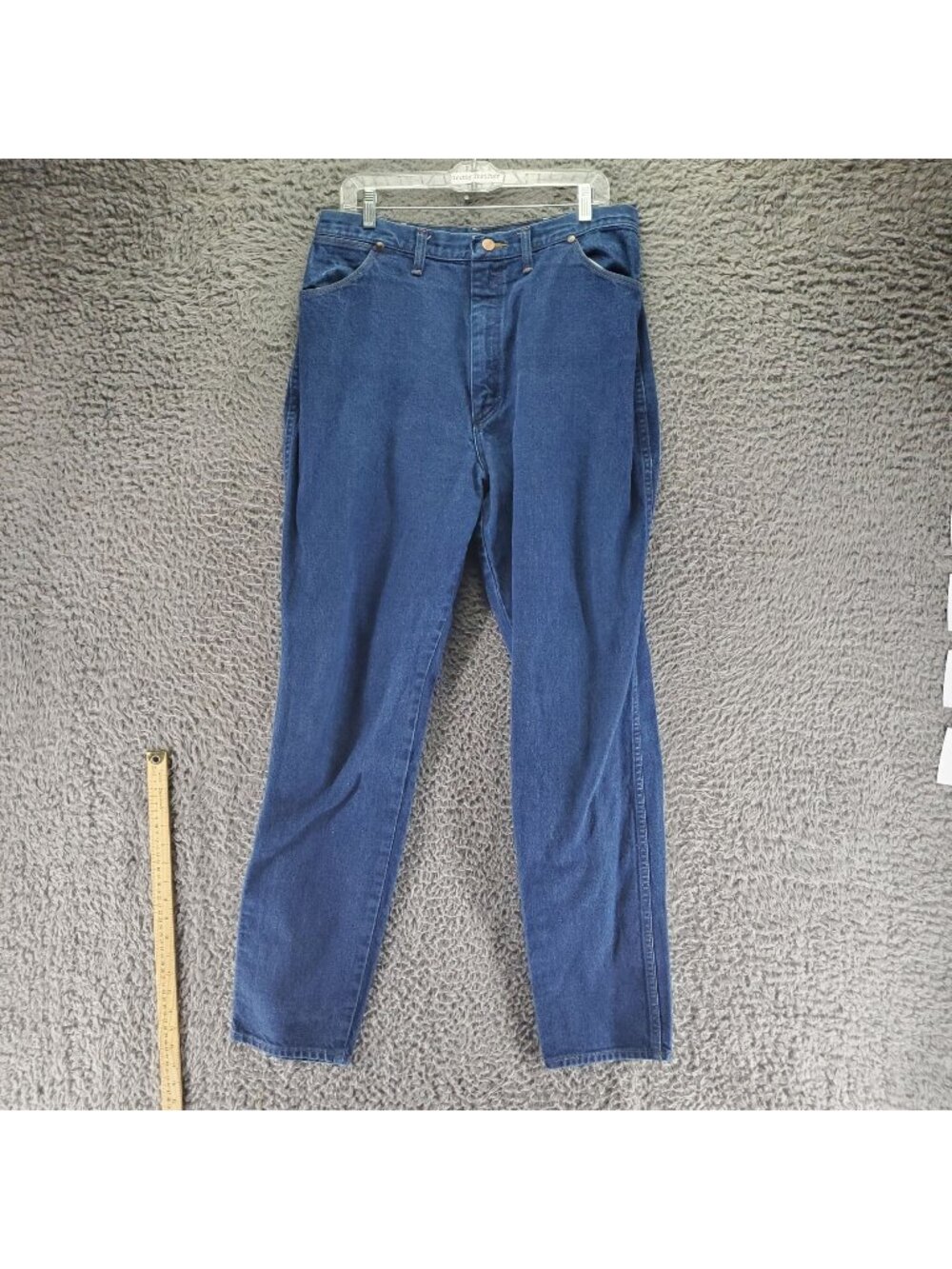 Wrangler Jeans Womens 17/18x34 Tall Blue Bootcut 12MWZG Cotton USA *Read*